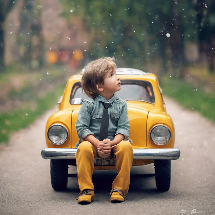 young child thinking what do I want to do when I grow up?